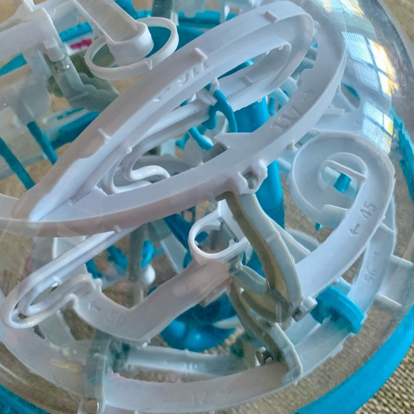 PERPLEXUS EPIC Original 3D Maze Ball Blue Gray Multiple Ways to Play Ages 5 & Up - Picture 6 of 6
